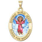 Divino Nino Jesus Color Medal