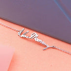 Personalized Sterling Silver Handwriting Bracelet
