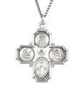 Four Way Cruciform Religious Medal