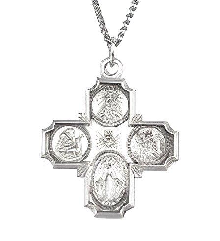 Four Way Cruciform Religious Medal