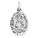 Antiqued Miraculous Medal Pendant