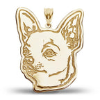 Chiuahua Dog Portrait Charm or Pendant