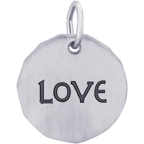 Love Charm Tag Engravable