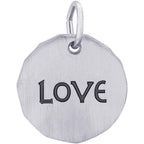Love Charm Tag Engravable
