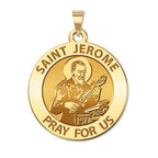 Saint Jerome Round Religious Medal