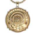 Personalized Sanitation Badge Necklace or Charm - Shape 1