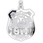 Personalized Police Badge with Your Number & Department