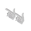 Pair of Texas Tech Guns Up Earrings