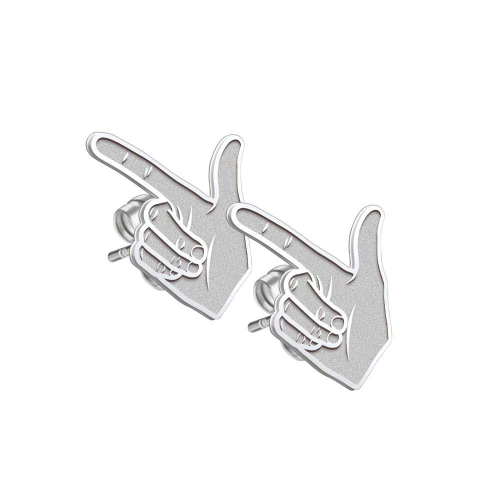 Pair of Texas Tech Guns Up Earrings