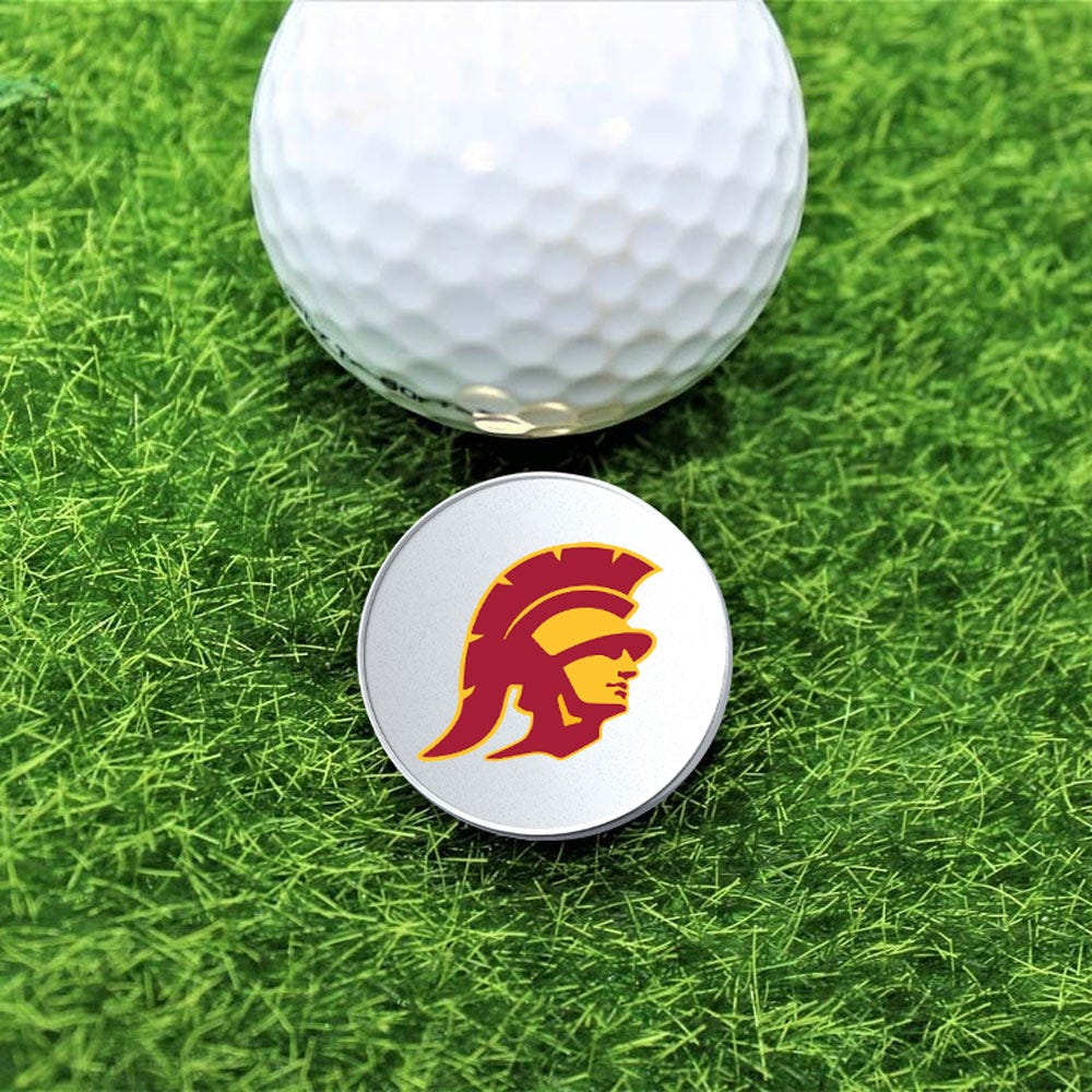 Usc Trojan Head Golf Marker