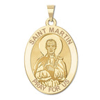 Saint Martin De Porres Religious Oval Medal
