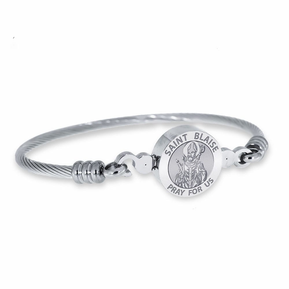 Saint Blaise Bangle Bracelet