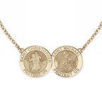 Saint Christopher & Saint Michael Double Saint Medal