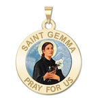 Saint Gemma Galgani Color Medal