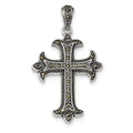 Sterling Silver Marcasite Cross Pendant