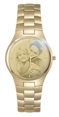 Men's Custom Swiss Quartzline Photo Laser Watch