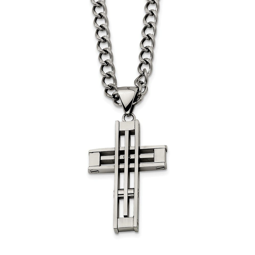 Stainless Steel Cross Necklace