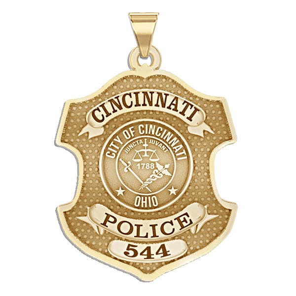 Personalized Cincinnati Ohio Badge with Your Number