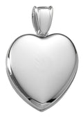 Platinum Heart Premium Weight Locket