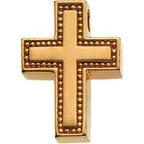 14K Yellow Gold Cross Pendant