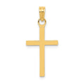 14K Polished Cross Pendant