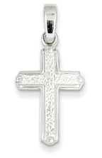 Sterling Silver Polished Cross Pendant