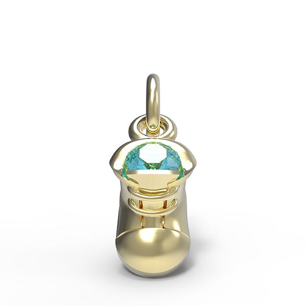 March Baby Shoe Charm