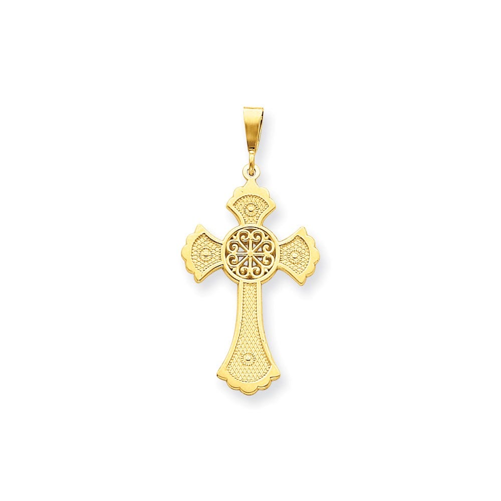 Celtic Round-Center Cross Pendant