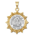Immaculate Heart Of Mary Sun Border Pendant