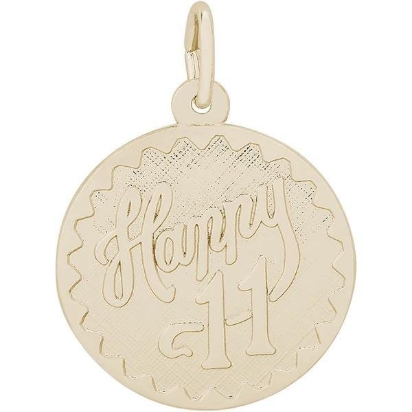 Happy 11 Engravable