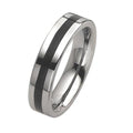 Dura Tungsten Enameled Approx. 0.24 Inch Polished Wedding Band