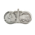 Saint Christopher 18 Wheeler Visor Clip