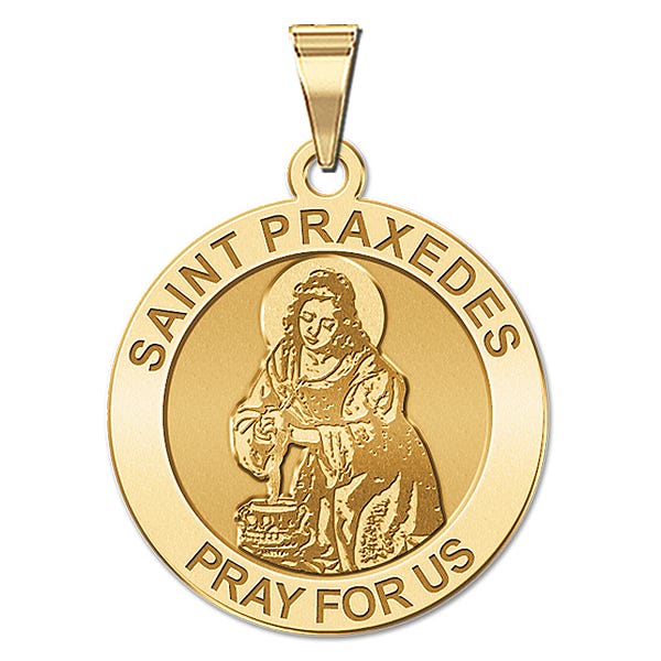 Saint Praxedes Religious Medal