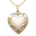 Floral Heart Photo Locket