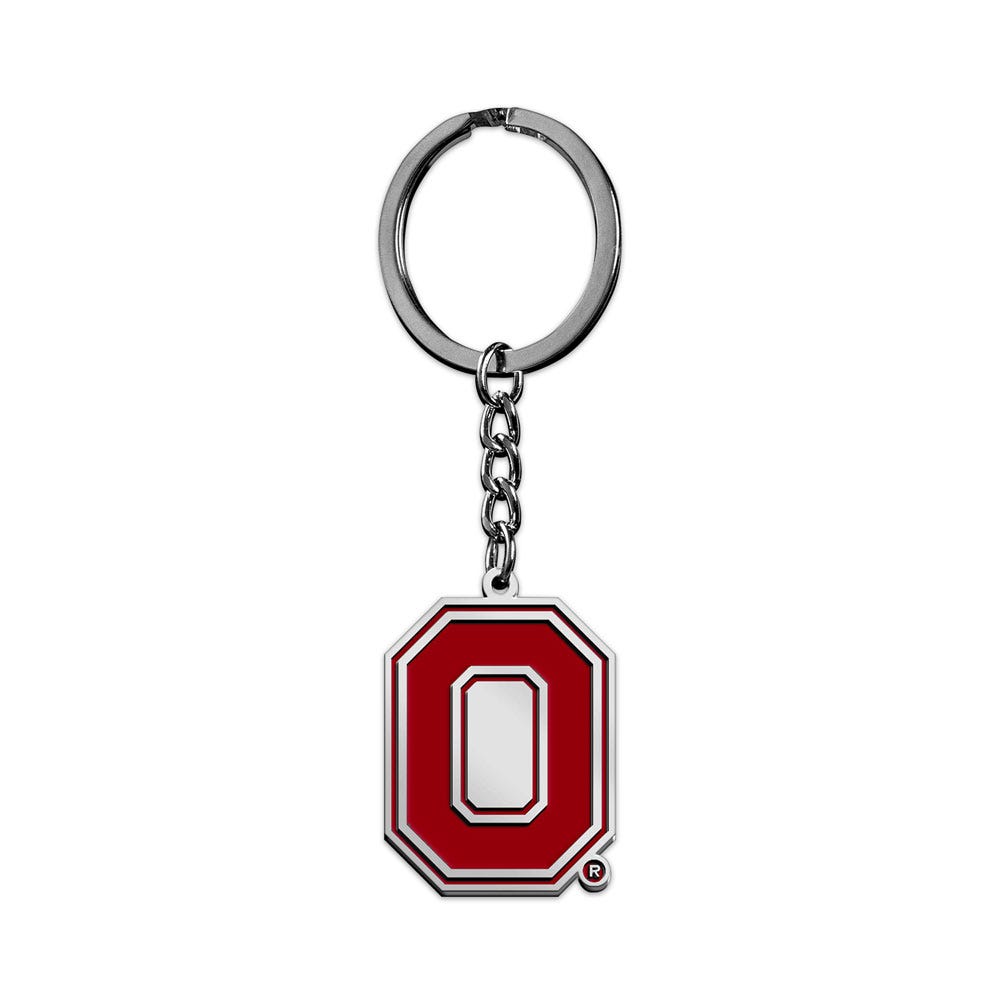 Ohio State University Color Enamel O Logo Keychain