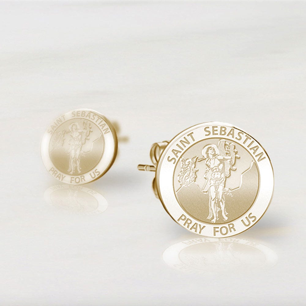 Saint Sebastian Earrings
