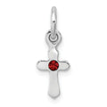 Child's Crystal Cross Pendant