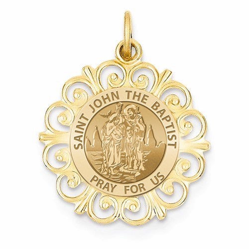 Round Filigree Saint John the Baptist