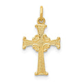 14K Yellow Gold Celtic Cross Charm