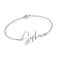 Personalized Modern Script Name Anklet