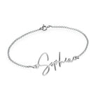 Personalized Modern Script Name Anklet