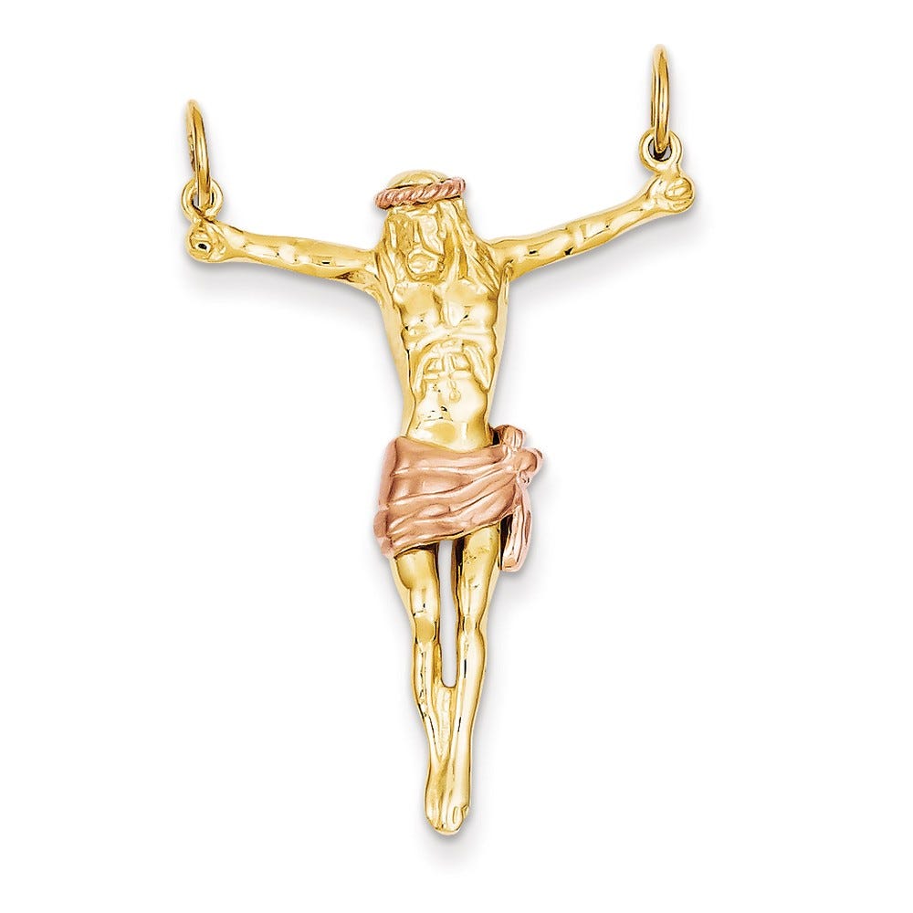 Two-Tone Rose Corpus Pendant