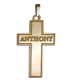 Personalized Cross With Block Name