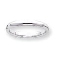 14K White Gold Approx. 0.12 Inch Comfort-Fit Light-Weight Wedding Band