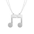 Split Music Note Name Jewelry