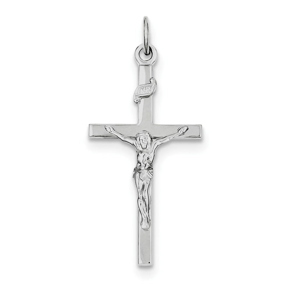 Sterling Silver Inri Crucifix Pendant