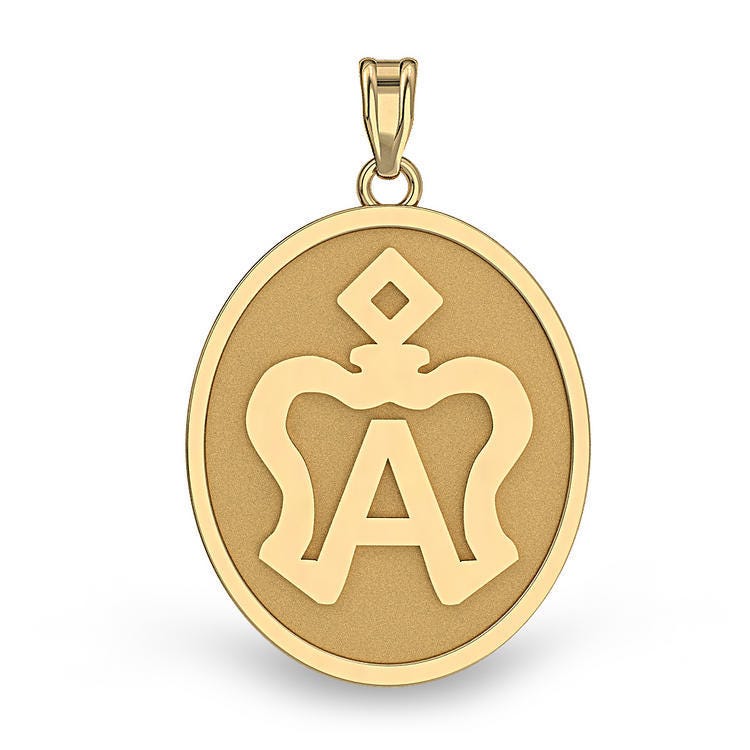 American Warmblood Horse Breed Oval Medal