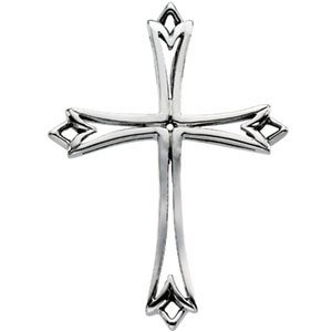 Arrow-Tip Cross Pendant