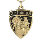 Saint Michael Profile Shield