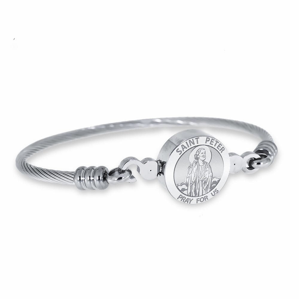 Saint Peter Bangle Bracelet